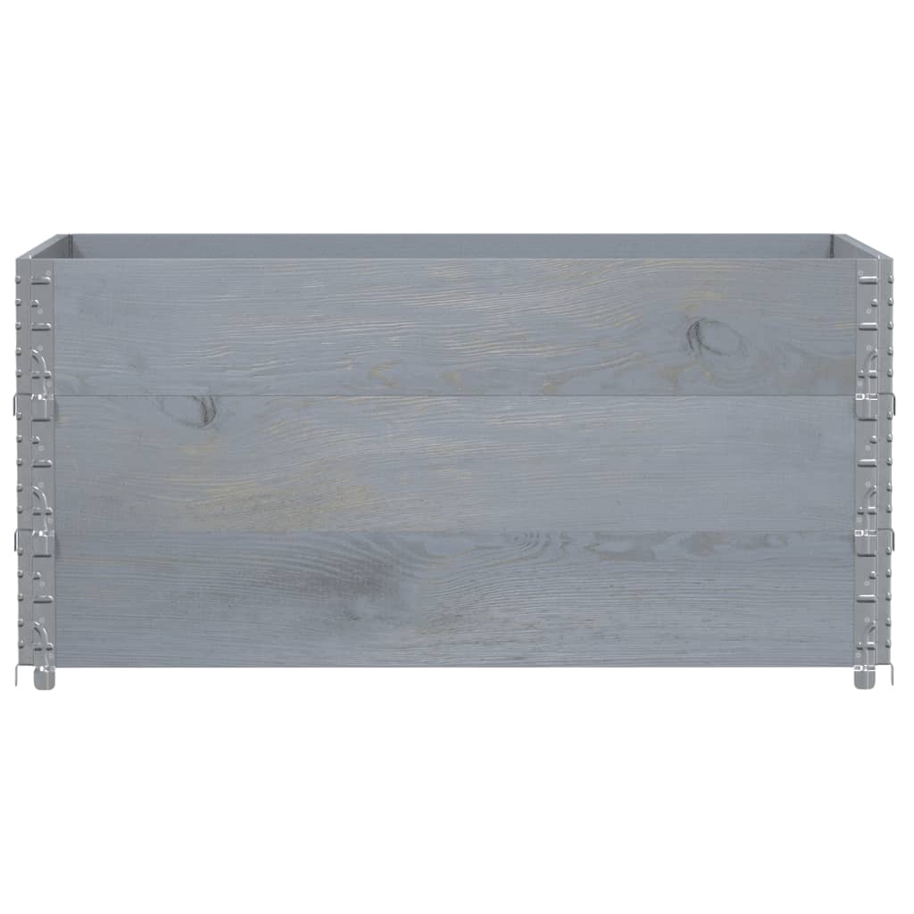 Vidaxl Planning Box 120x80 cm pevná borovice šedá