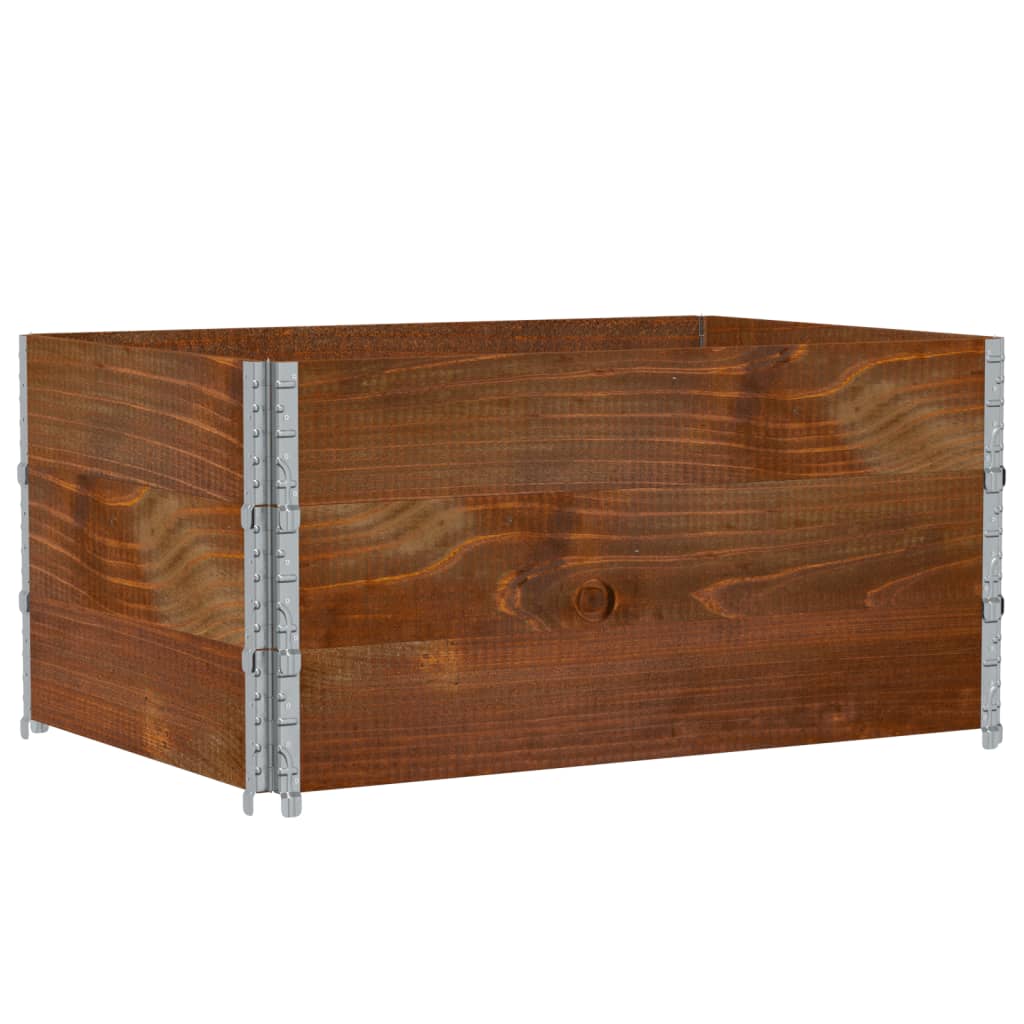 Vidaxl Planning Box 120x80 cm pevná borovice hnědá