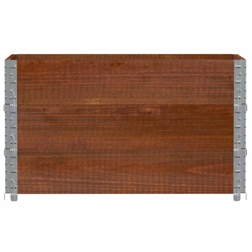Vidaxl Planning Box 100x50 cm pevná borovice hnědá