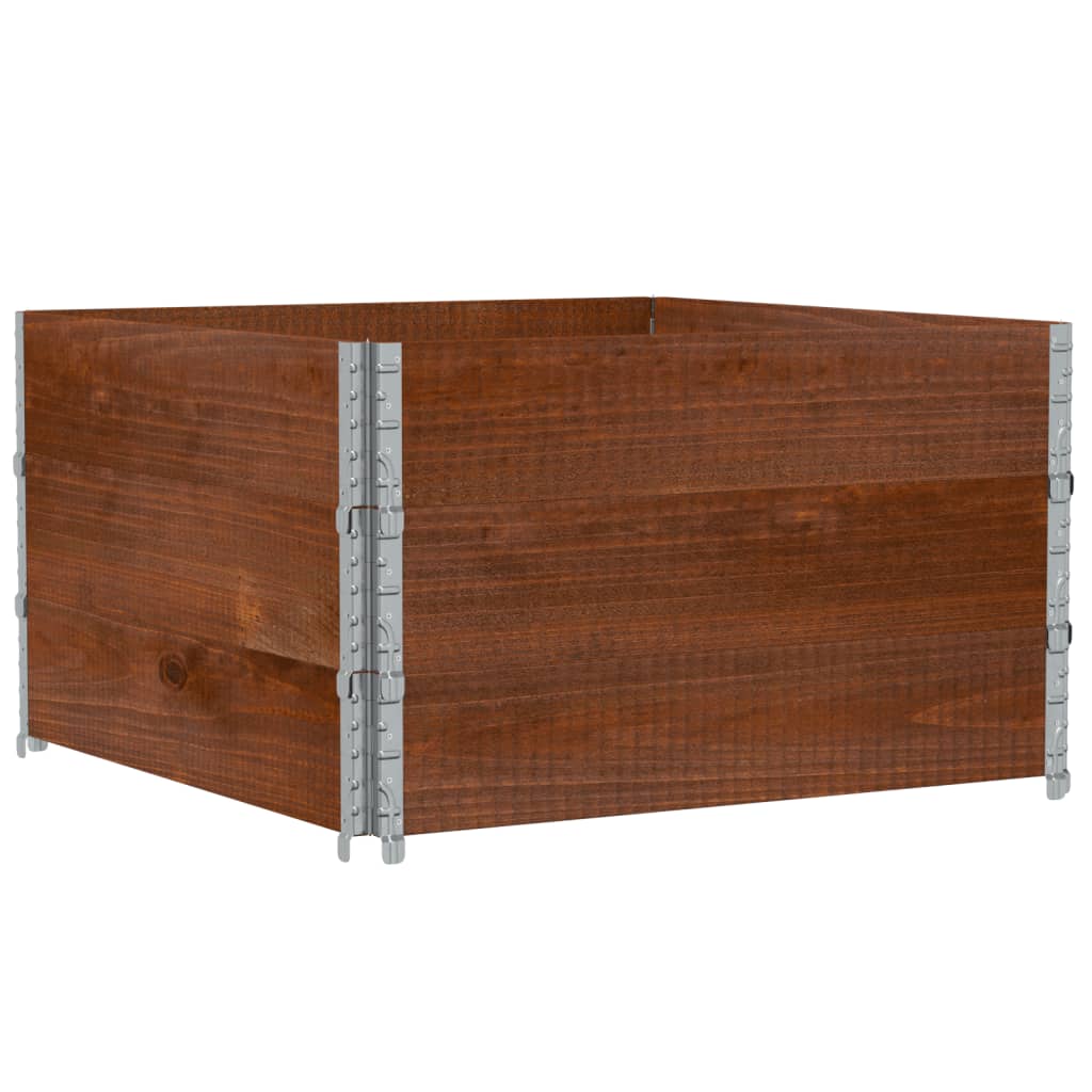 Vidaxl Planning Box 100x100 cm pevná borovice hnědá