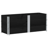 Vidaxl Planning Box 150x50 cm pevná borovice černá