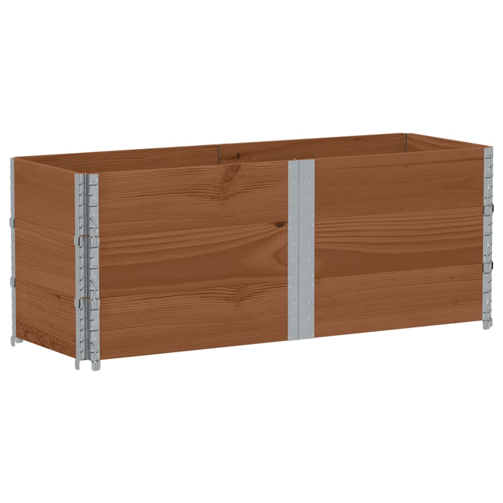 Plánovací box Vidaxl 150x50 cm pevná borovice hnědá