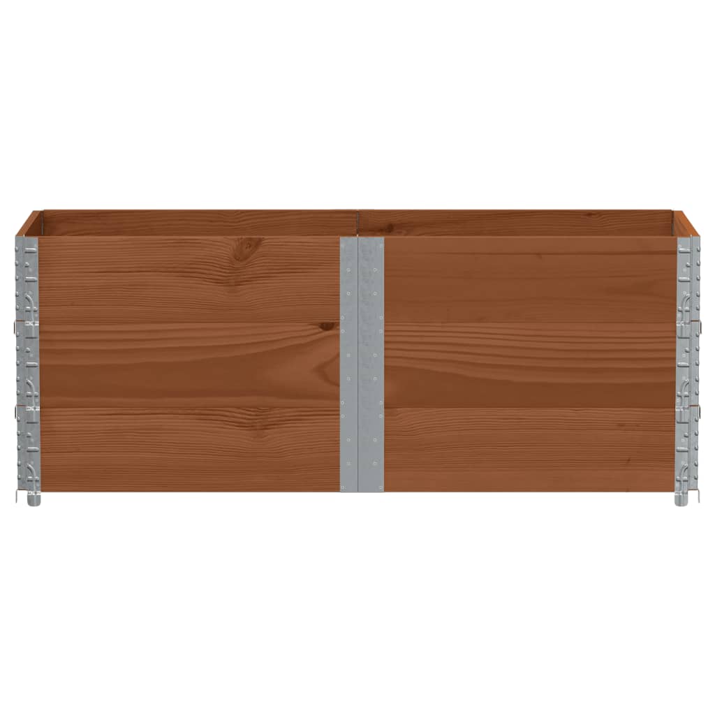 Plánovací box Vidaxl 150x50 cm pevná borovice hnědá