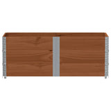 Plánovací box Vidaxl 150x50 cm pevná borovice hnědá