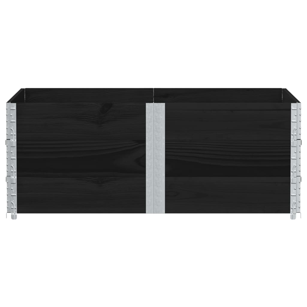 Vidaxl Planning Box 150x100 cm pevná borovice černá