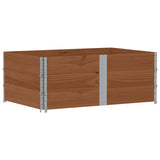 Spanter Vidaxl 150x100 cm pevná borovice hnědá