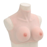 Vidaxl protéza prsu E-CUP Silicone Caucasian