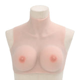 Vidaxl protéza prsu E-CUP Silicone Caucasian