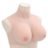 Vidaxl protéza prsu H-Cup Silicone Caucasian