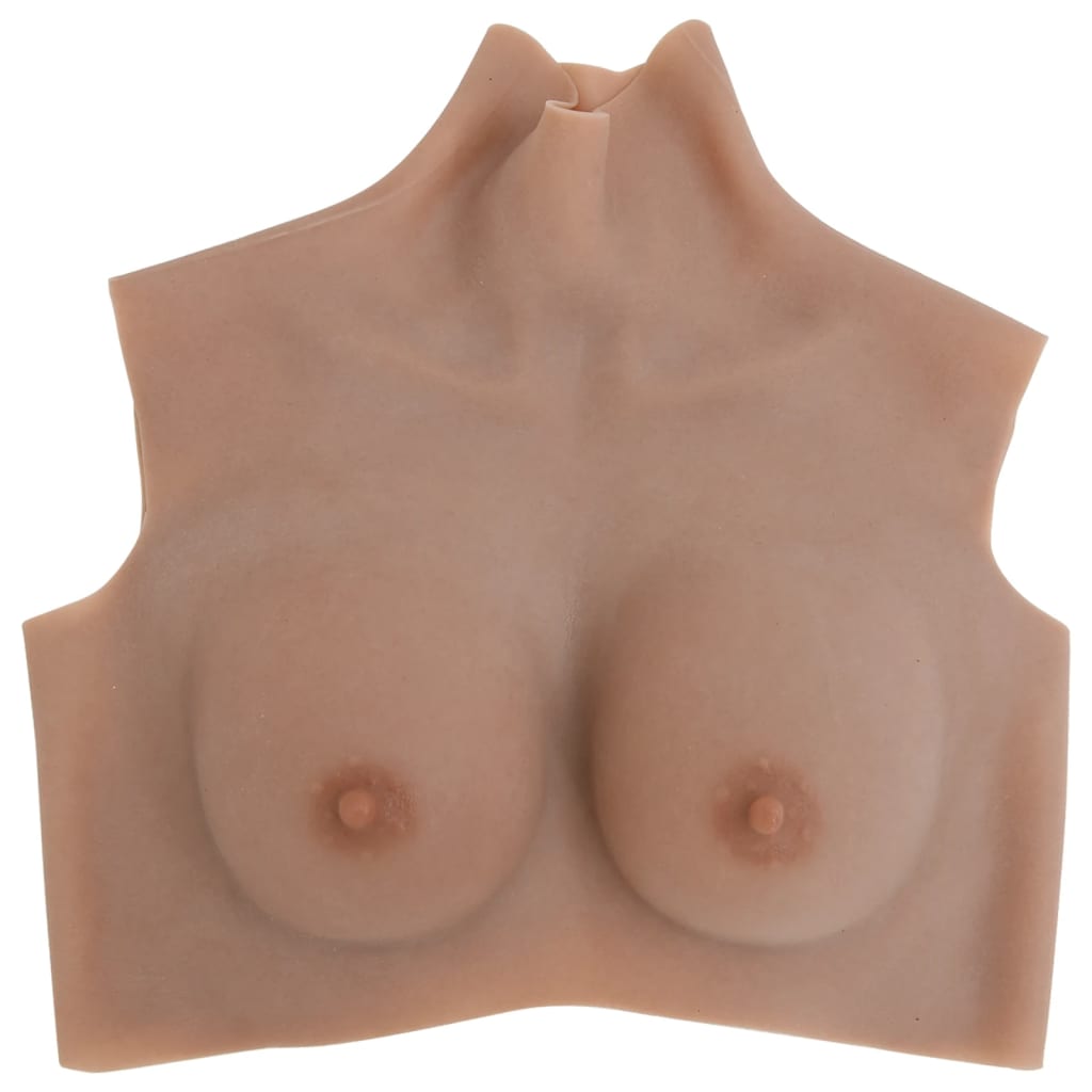 VidaXL breast prosthesis B-cup silicone Tan