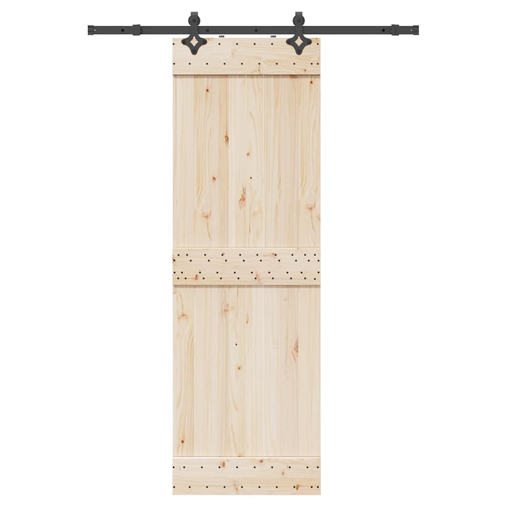 Vidaxl Box med dele til skydedør 152,5 cm stål sort