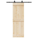 Vidaxl box with parts for sliding door 152.5 cm steel black