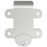 Vidaxl Bypass Brackets Shed Door 4 STS til Round Rails Rustfrit stål