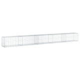 Vidaxl Schans Basket 500x50x50 cm Galvanizzato in argento colorato