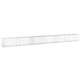 Vidaxl Schans Basket 600x50x50 cm Galvanizzato in argento colorato