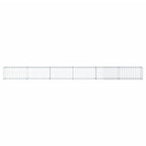 Vidaxl Schans Basket 600x50x50 cm Galvanizzato in argento colorato