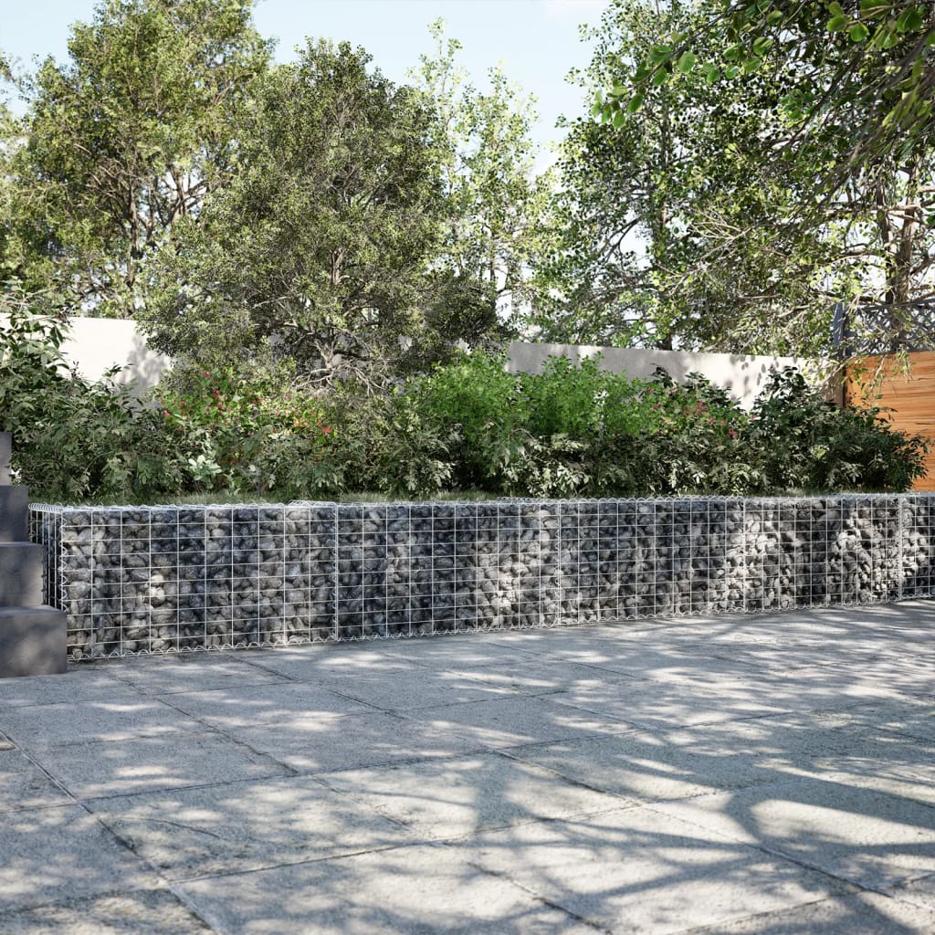 Vidaxl Schans Basket 600x50x50 cm Galvanizzato in argento colorato