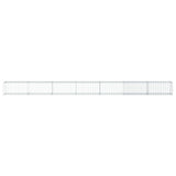Vidaxl Schans Basket 700x50x50 cm Galvanizzato in argento colorato