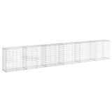 Vidaxl Schanskorf 600x50x100 cm Galvanized Silver Coloted