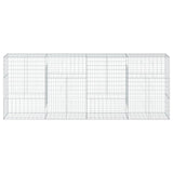 Vidaxl Schanskorf 400x50x150 cm Galvanized Silver Coloted