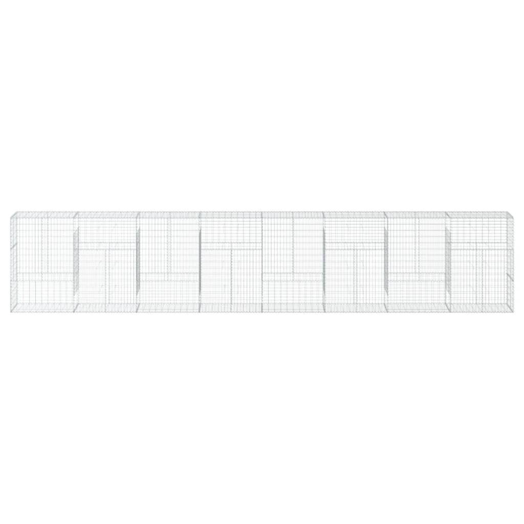 VIDAXL SCHANSKORF 800X50X150 CM GEWERNTE SIRNISHEN