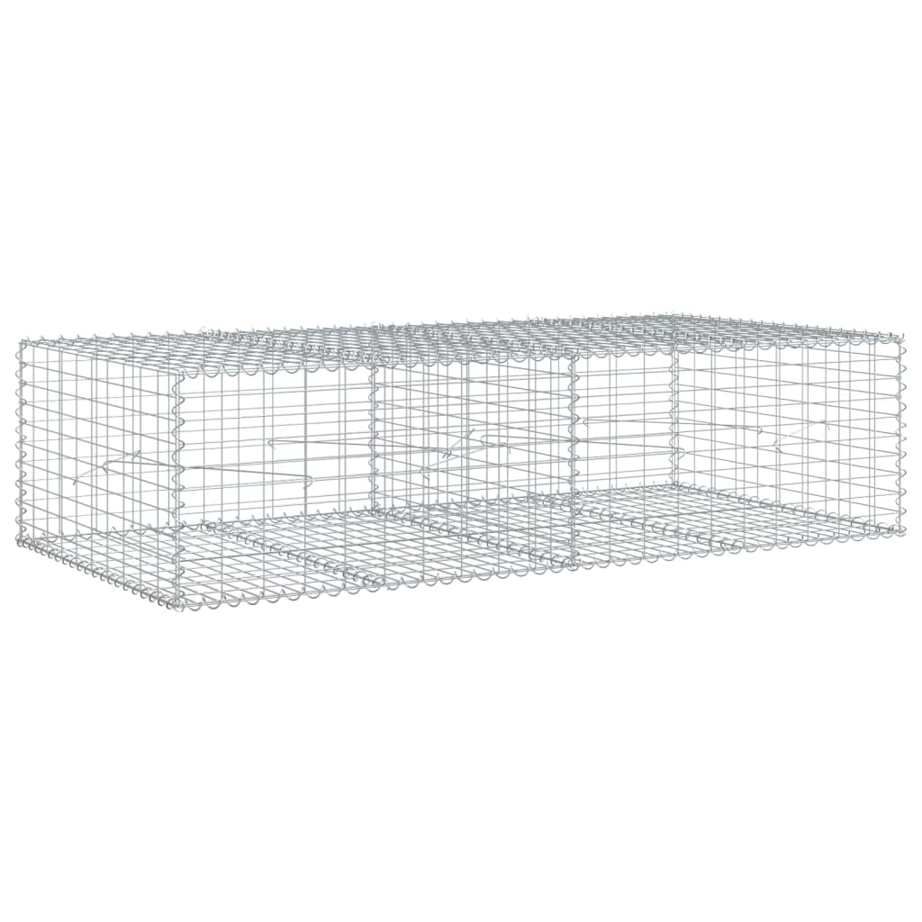 Vidaxl Schanskorf 200x100x50 cm Galvanized Silver Coloted