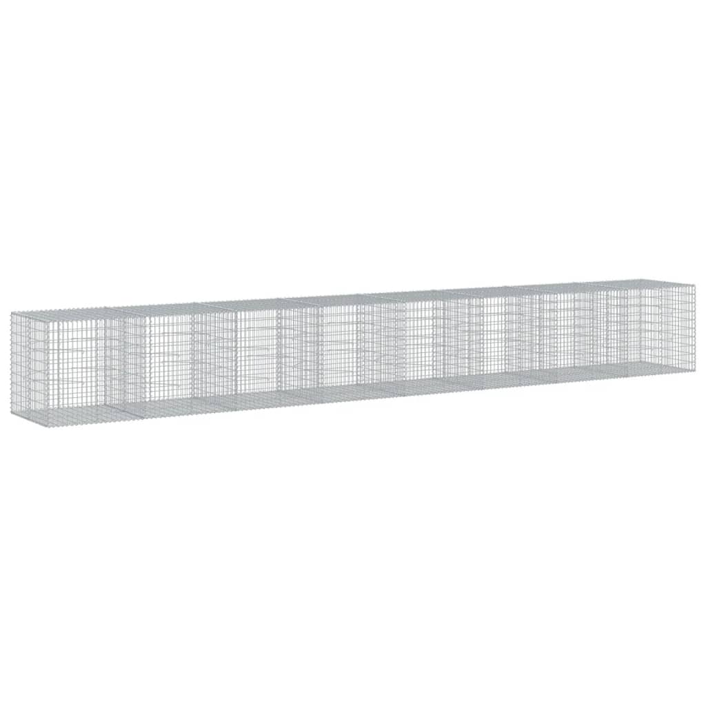 VIDAXL SCHANSKORF 800X100X100 CM GEBALLE INLEIDER