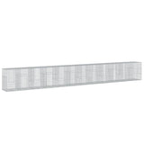 Vidaxl Schanskorf 1200x100x150 cm ocynkowane żelazne srebrne kolorowe