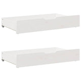 Vidaxl Bedlades 2 pcs 95x55x17 cm Solid pine