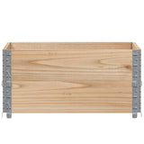 Vidaxl Palletopzetranden 2 st 80x60 cm Solid pine
