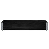 Vidaxl Palletopzetrand 120x80 cm Solid furu svart