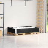 Vidaxl Palletopzetrand 120x80 cm Solid furu svart