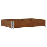 Vidaxl Palletopzetrand 120x80 cm stałej sosny brąz
