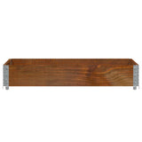 Vidaxl Palletopzetrand 120x80 cm stałej sosny brąz