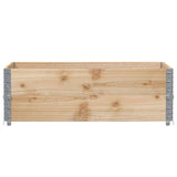 Vidaxl palletopzetranden 2 stk 120x80 cm solid furu