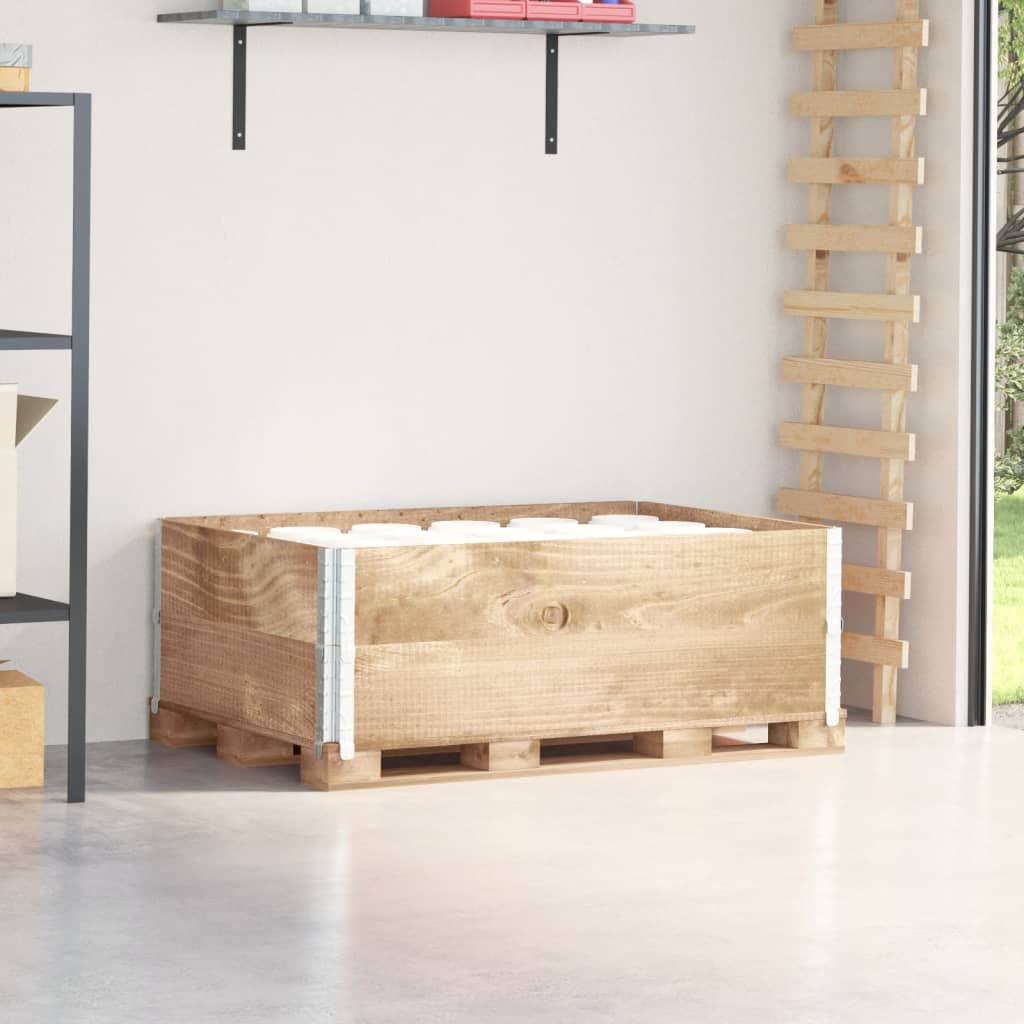 Vidaxl palletopzetranden 2 stk 120x80 cm solid furu
