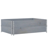 Vidaxl palletopzetanden 2 pcs 120x80 cm trden borov siv