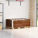 Vidaxl paletopzetrandden 2 pcs 120x80 cm trden borov borov rjava