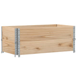 Vidaxl palletopzetanden 2 pcs 100x50 cm trden bor