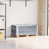 Vidaxl palletopzetanden 2 pcs 100x50 cm trdni borov sivi