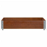 Vidaxl palletopzetrand 100x100 cm trden borov borov rjava