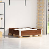 Vidaxl palletopzetrand 100x100 cm trden borov borov rjava