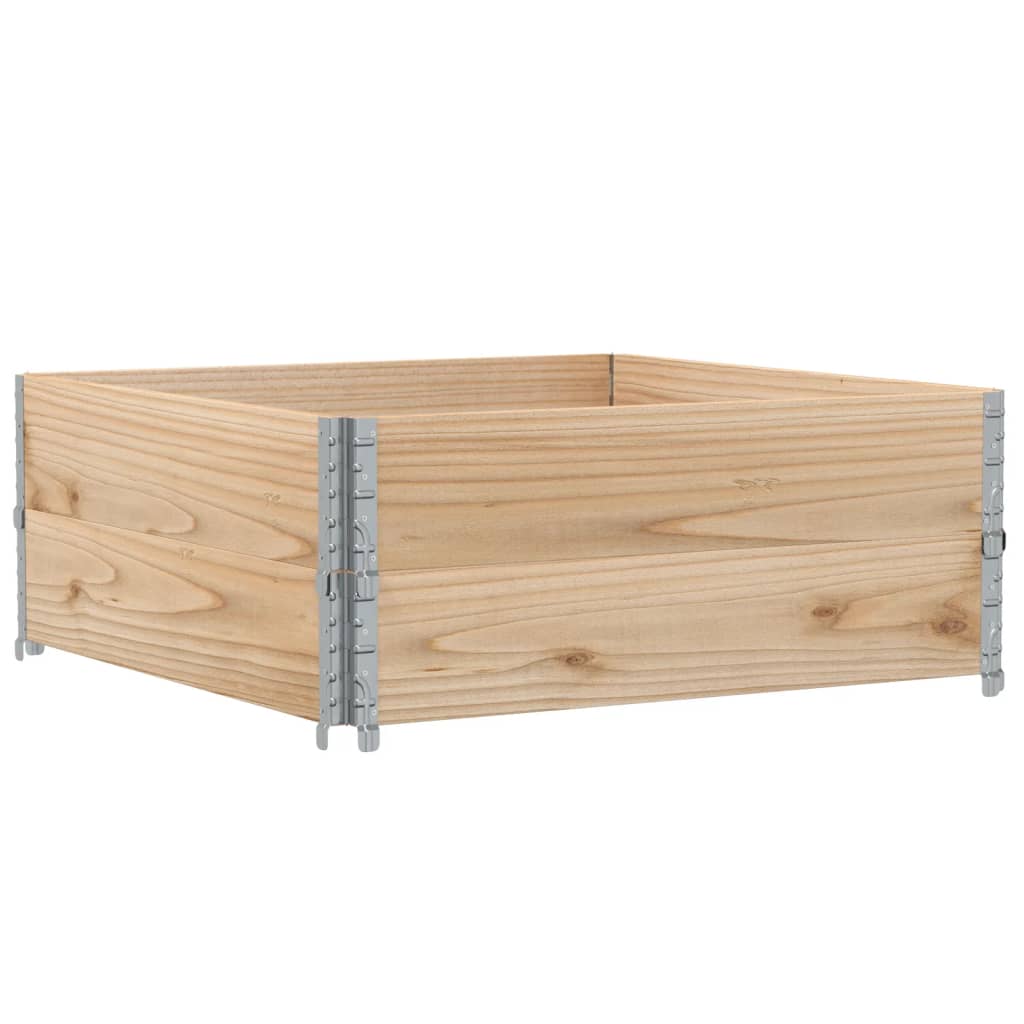 Vidaxl palletopzetanden 2 pcs 100x100 cm trden bor