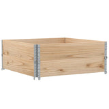 Vidaxl palletopzetanden 2 pcs 100x100 cm trden bor