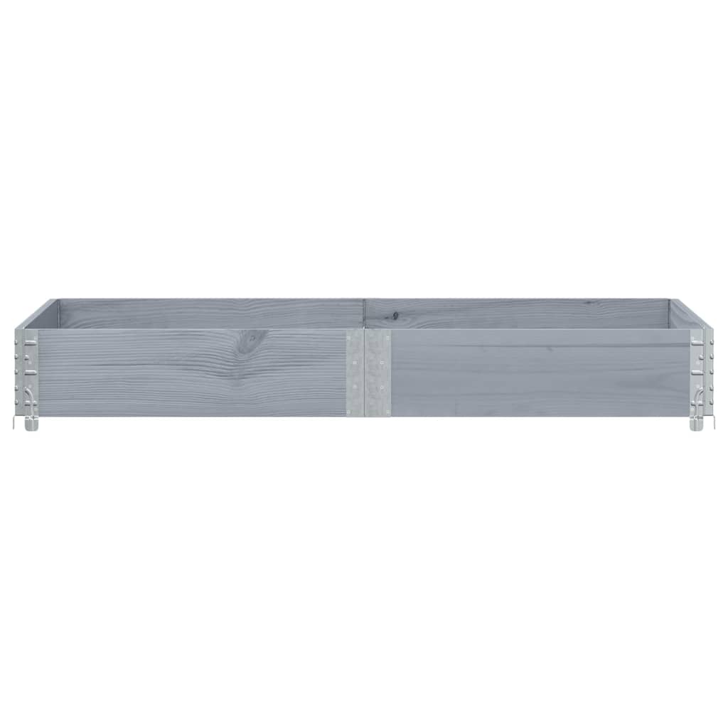 Vidaxl paletopzeTrand 150x50 cm pevná borovice šedá