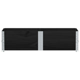 Vidaxl palletopzetrandden 2 ST 150x50 cm trden bor bone črne barve