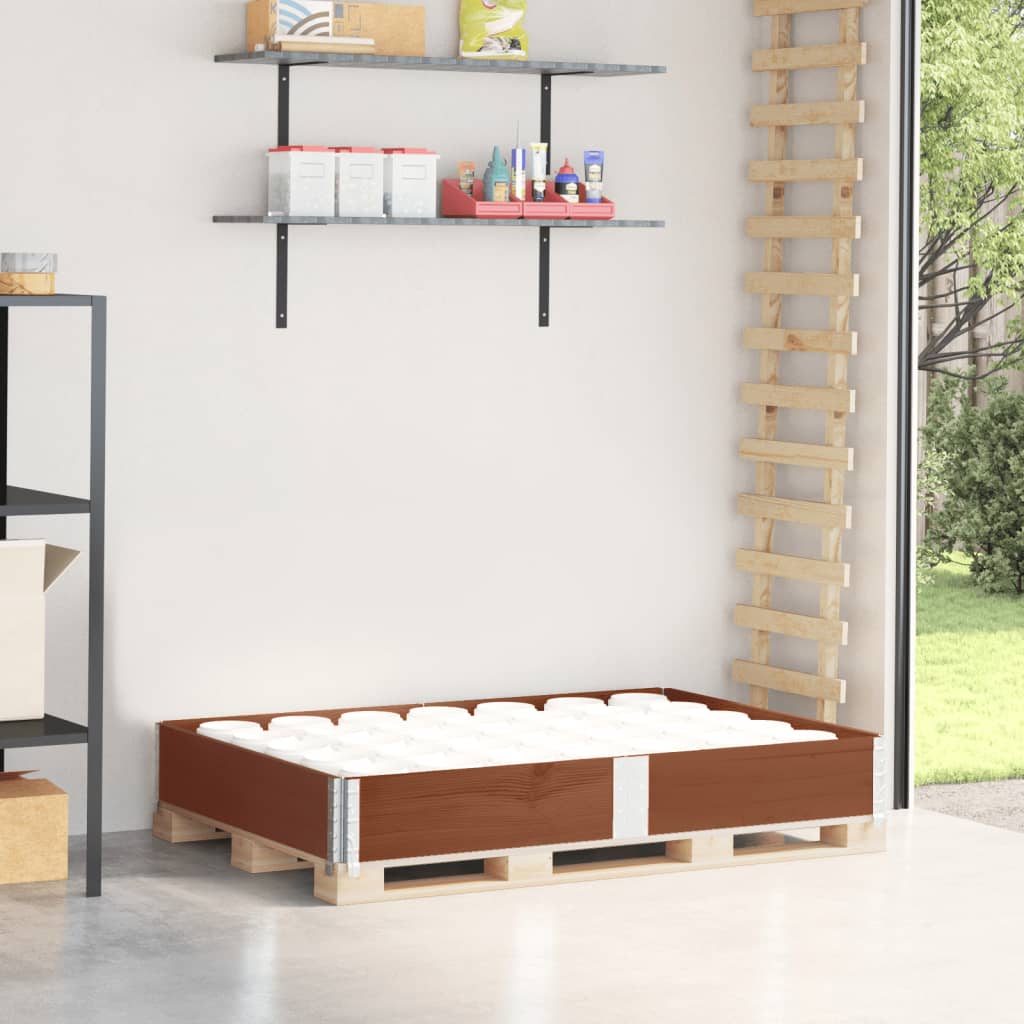 Vidaxl paletopzeTrand 150x100 cm pevná borovice hnědá