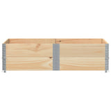 Vidaxl palletopzetranden 2 st 150x100 cm massief grenenhout