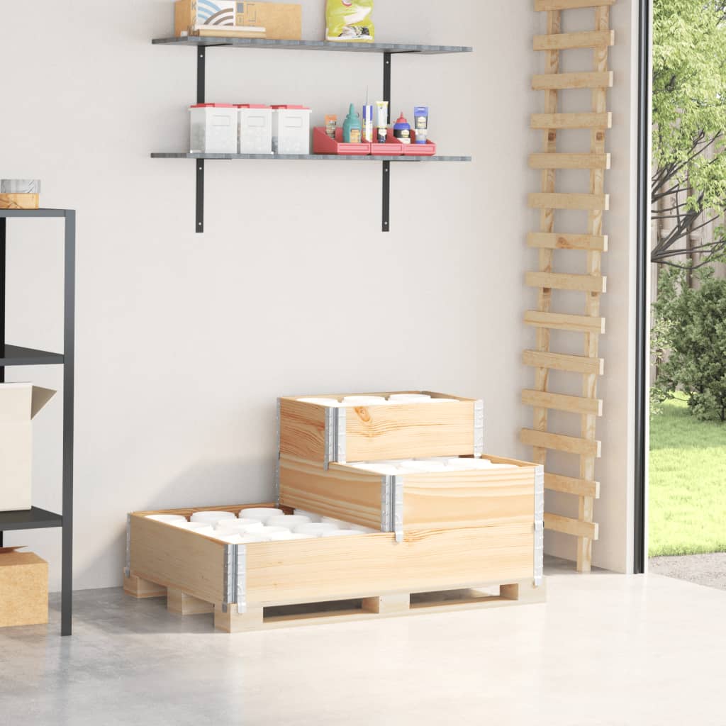 Vidaxl dvignjeni sadilnik 3-sloj 120x80 cm trden bor