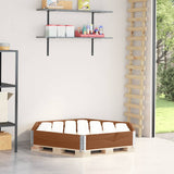 Vidaxl raised planter hexagonal 160x160 cm pine wood brown